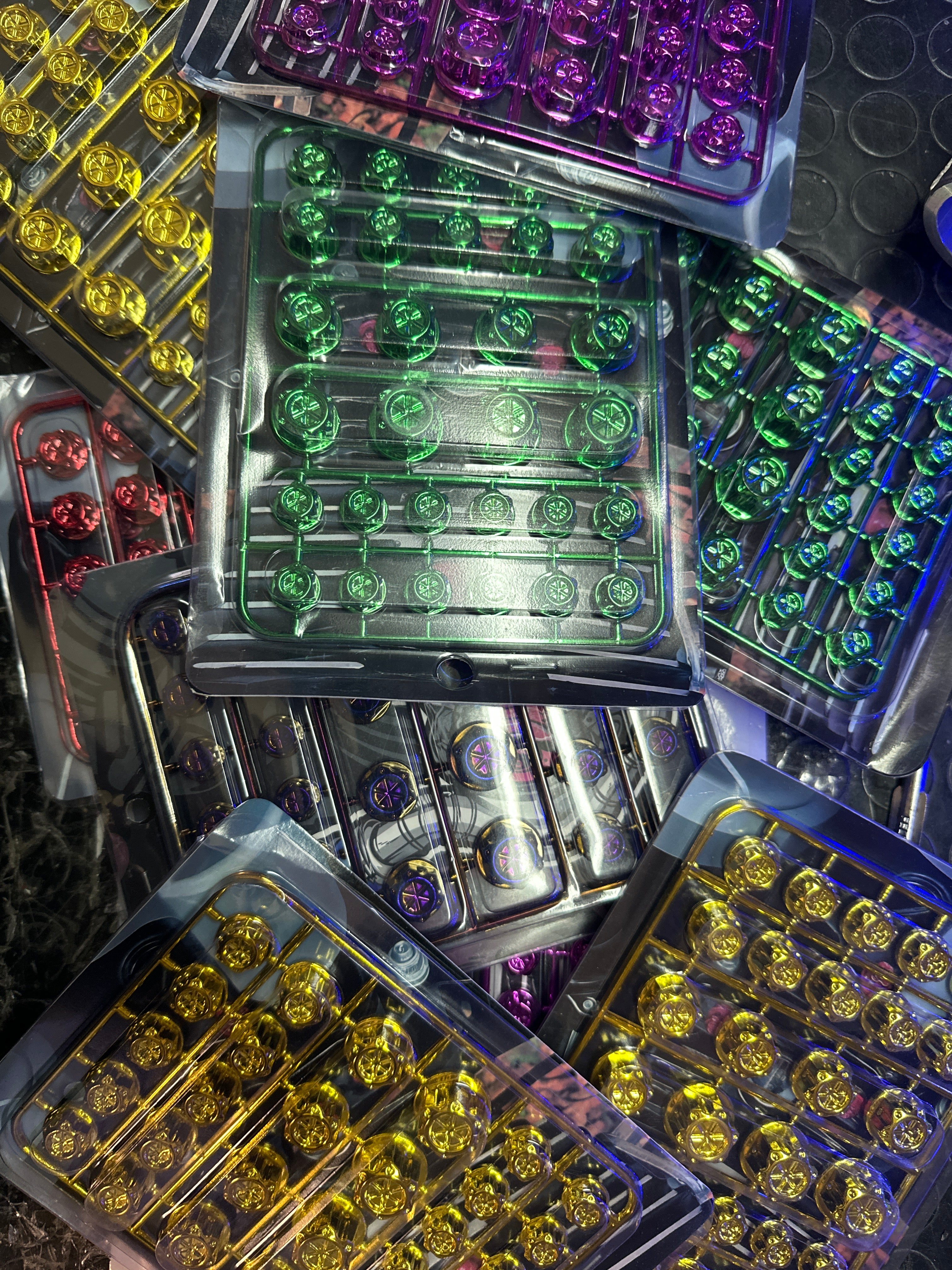 Tappi copri bulloni universali metallizzati