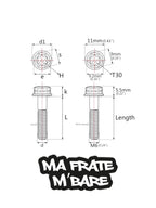 Bolts bulloni Titanio minuteria carter Honda SH