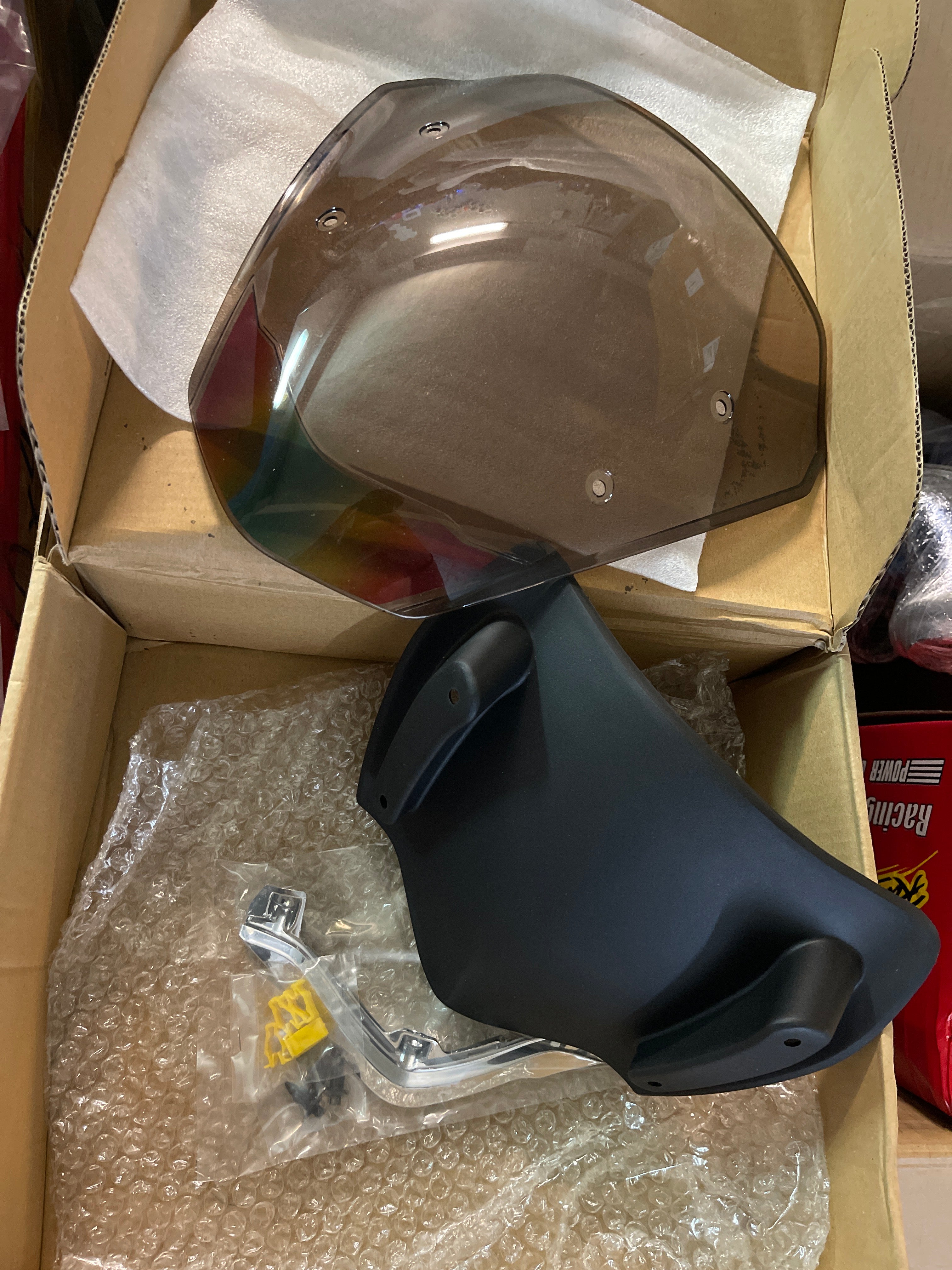 Cupolino visiera bassa nero fumé Honda sh 125 150 350 2026> ✅ Immagine secondaria del prodotto