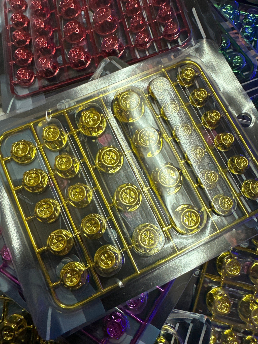 Tappi copri bulloni universali metallizzati