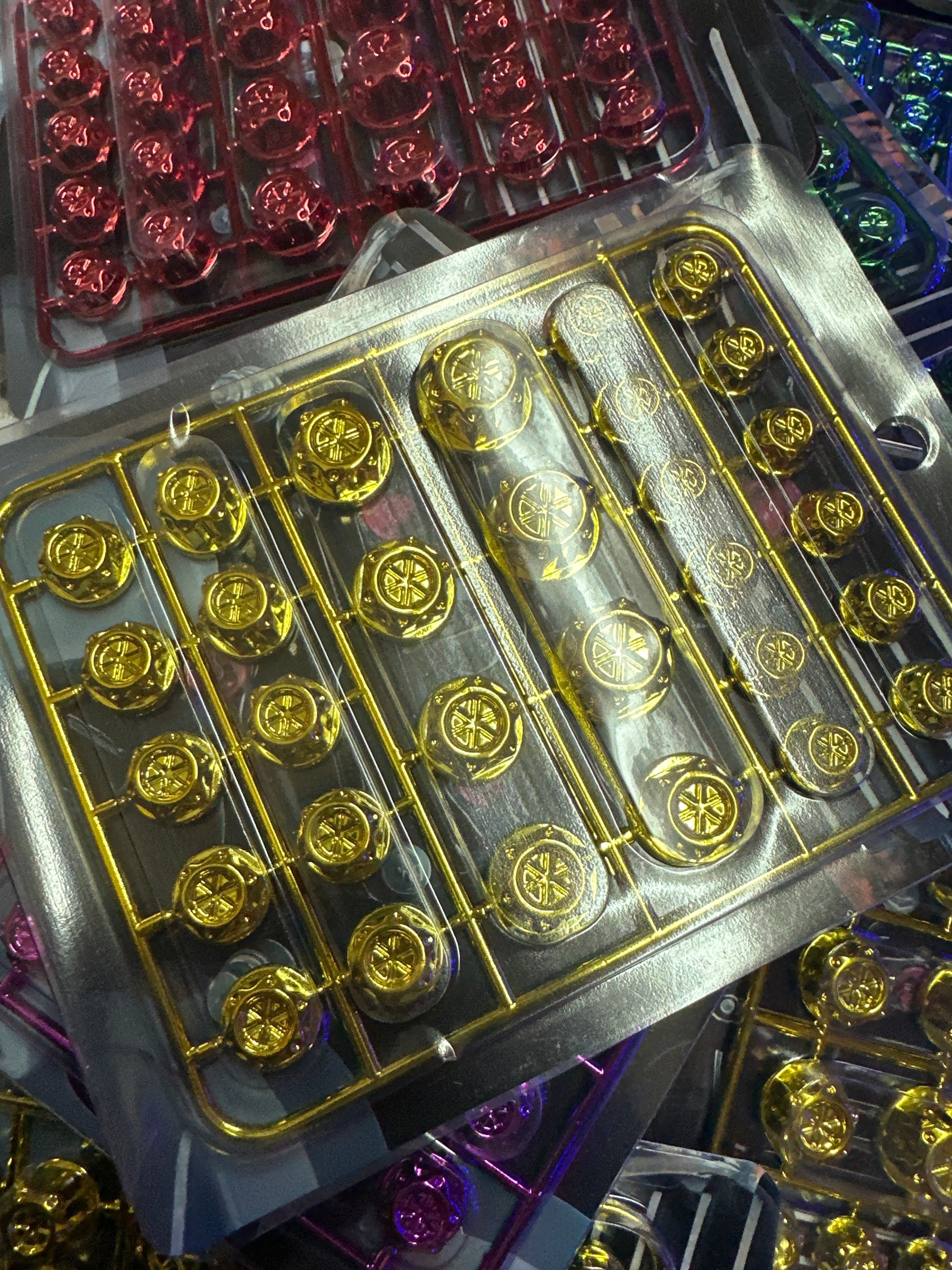 Tappi copri bulloni universali metallizzati